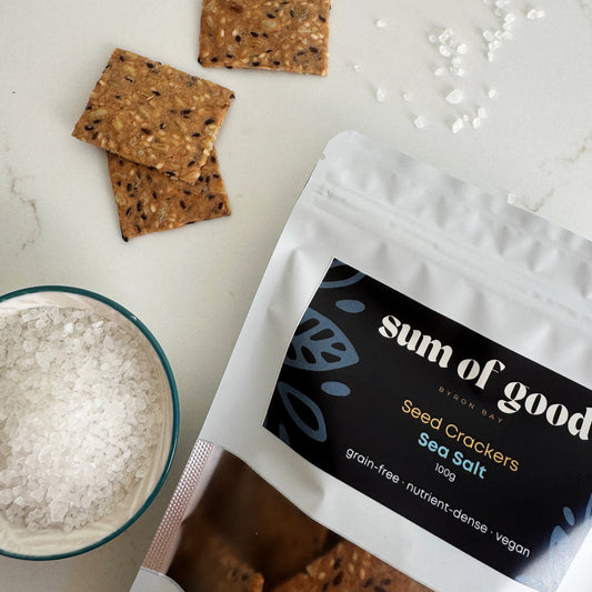 Organic Seed Crackers - Sea Salt